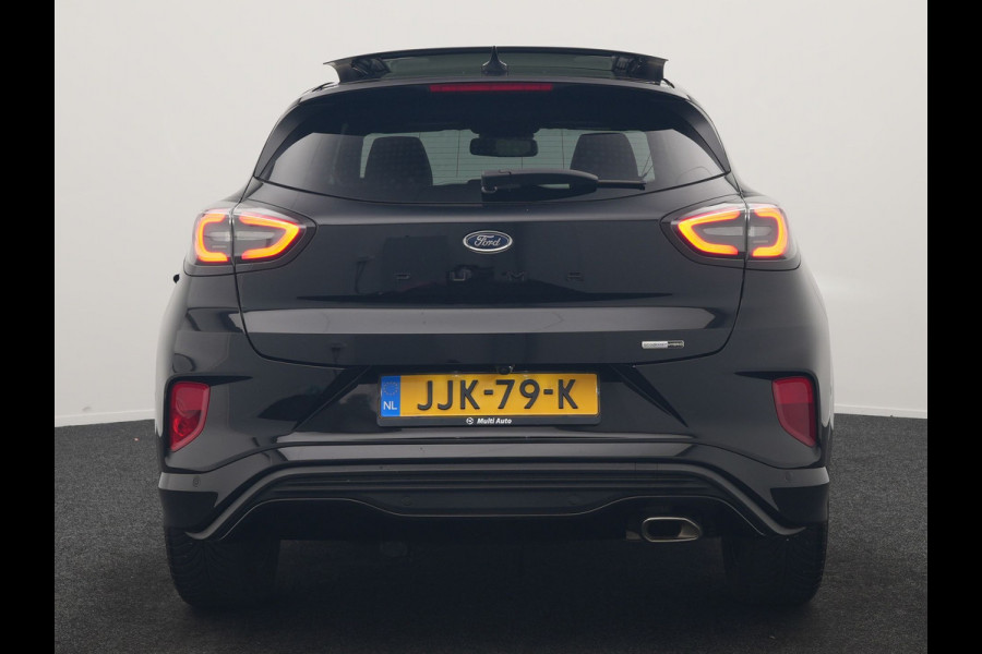 Ford Puma 1.0 EcoBoost Hybrid ST-Line X 155pk Dealer O.H | Trekhaak Afn. | Panodak | Adaptive Cruise | Bang & Olufsen | Camera | Sportstoelen & Stuur Verwarmd | Keyless | Virtual | Navigatie | DAB | 17"L.M |