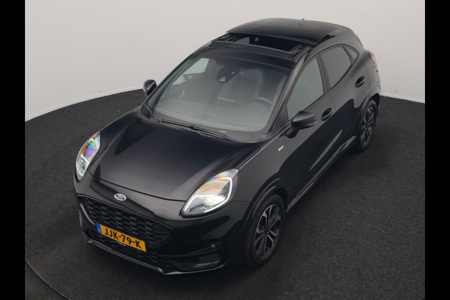 Ford Puma 1.0 EcoBoost Hybrid ST-Line X 155pk Dealer O.H | Trekhaak Afn. | Panodak | Adaptive Cruise | Bang & Olufsen | Camera | Sportstoelen & Stuur Verwarmd | Keyless | Virtual | Navigatie | DAB | 17"L.M |