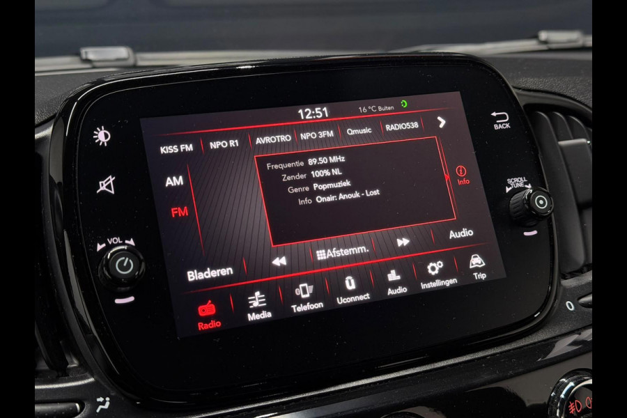 Fiat 500 1.2 Star Automaat|CarPlay|Airco|Led
