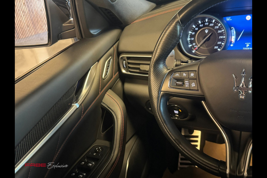 Maserati Levante 3.8 V8 GTS / Softclose / H/K / Carbon / Pano / 360 Camera / Memory / Stuurverwarming / Stoelventilatie