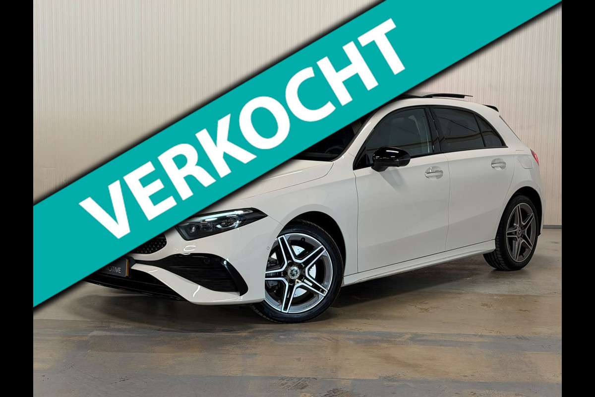 Mercedes-Benz A-Klasse 250 e Star Edition AMG Line Plus | PANO | HUD | 360 CAMERA | TREKHAAK | VOL OPTIES!
