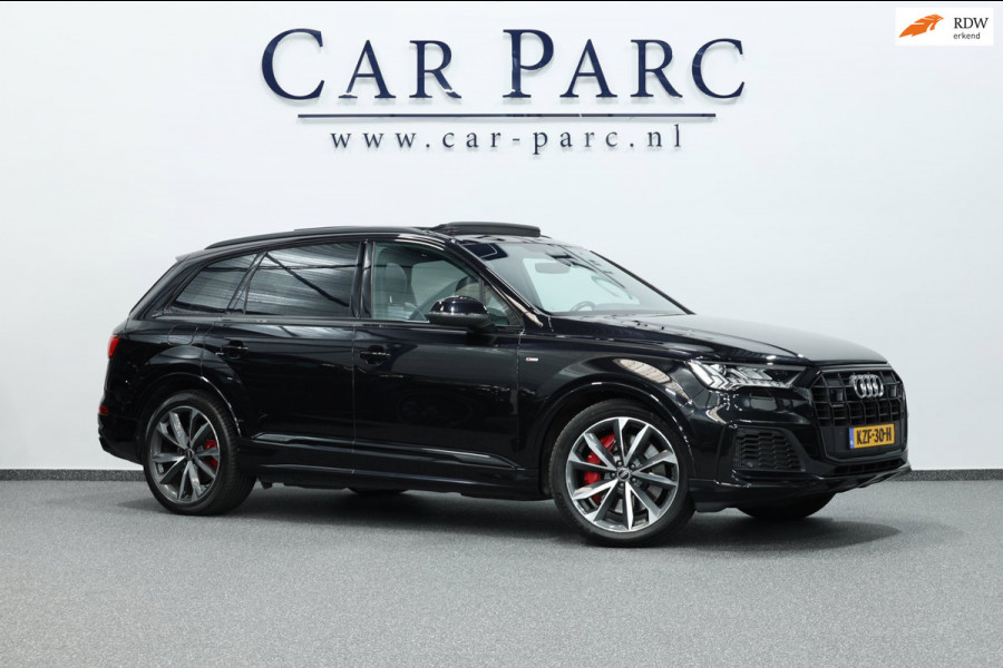 Audi Q7 60 TFSI e quattro Competition 456+PK 3x S-LINE/VIRTUAL/LUCHT/LEDER+S.VERWARMING+MEMORY/21"/ACC/12 MND GARANTIE!