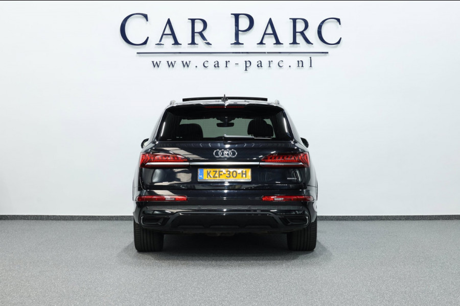 Audi Q7 60 TFSI e quattro Competition 456+PK 3x S-LINE/VIRTUAL/LUCHT/LEDER+S.VERWARMING+MEMORY/21"/ACC/12 MND GARANTIE!