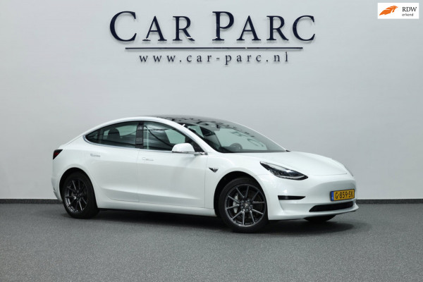 Tesla Model 3 Standard RWD Plus 60 kWh PANORAMADAK/LEER+S.VERWARMING/LMV/360 CAM/CRUISE/ECC/12 MND GARANTIE!