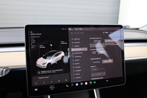 Tesla Model 3 Standard RWD Plus 60 kWh PANORAMADAK/LEER+S.VERWARMING/LMV/360 CAM/CRUISE/ECC/12 MND GARANTIE!