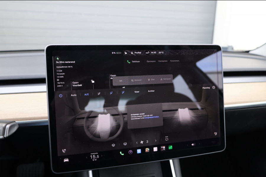 Tesla Model 3 Standard RWD Plus 60 kWh PANORAMADAK/LEER+S.VERWARMING/LMV/360 CAM/CRUISE/ECC/12 MND GARANTIE!