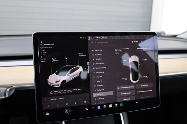 Tesla Model 3 Standard RWD Plus 60 kWh PANORAMADAK/LEER+S.VERWARMING/LMV/360 CAM/CRUISE/ECC/12 MND GARANTIE!