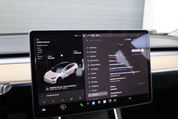 Tesla Model 3 Standard RWD Plus 60 kWh PANORAMADAK/LEER+S.VERWARMING/LMV/360 CAM/CRUISE/ECC/12 MND GARANTIE!