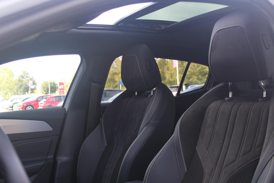 Peugeot 408 1.6 HYbrid 225PK GT ACTIERADIUS ELEK. WLTP 81-85KM | PANORAMA SCHUIF/KANTEL DAK | ELEKTRISCH VERSTELBARE VOORSTOELEN MET MASAGE FUNCTIE | VOORSTOELEN VERWARMBAAR | STUUR VERWARMING | SFEER VERLICHTING | 20" LICHTMETALEN VELGEN | ELEKTRISCH BEDIENBARE ACHTERKLEP | LED MATRIX KOPLAMPEN | 360° CAMERA | PARKEERSENSOREN VOOR + ACHTER | DRAADLOZE TELEFOONLADER | DRAADLOZE APPLE CARPLAY/ANDROID AUTO | NAVIGATIE | DODEHOEK DETECTIE | ADAPTIVE CRUISE CONTROL |