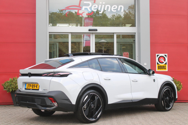 Peugeot 408 1.6 HYbrid 225PK GT ACTIERADIUS ELEK. WLTP 81-85KM | PANORAMA SCHUIF/KANTEL DAK | ELEKTRISCH VERSTELBARE VOORSTOELEN MET MASAGE FUNCTIE | VOORSTOELEN VERWARMBAAR | STUUR VERWARMING | SFEER VERLICHTING | 20" LICHTMETALEN VELGEN | ELEKTRISCH BEDIENBARE ACHTERKLEP | LED MATRIX KOPLAMPEN | 360° CAMERA | PARKEERSENSOREN VOOR + ACHTER | DRAADLOZE TELEFOONLADER | DRAADLOZE APPLE CARPLAY/ANDROID AUTO | NAVIGATIE | DODEHOEK DETECTIE | ADAPTIVE CRUISE CONTROL |