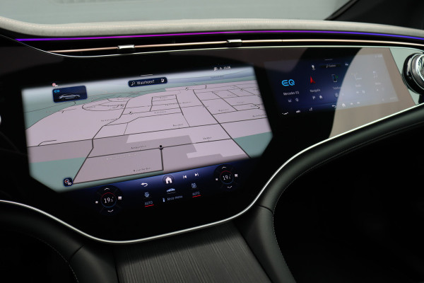 Mercedes-Benz EQE 350+ Business Solution Luxury 96 kWh | Hyperscreen | Distronic+ | Panoramadak | Memory | Burmester | Surround Camera | Leder | Digital Light | Keyless Go | 22 kW | Warmtepomp |