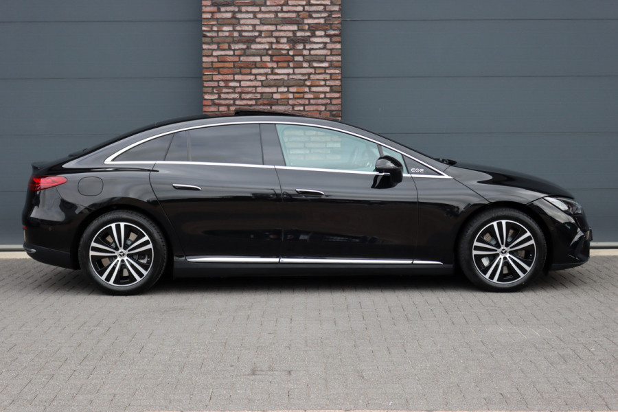 Mercedes-Benz EQE 350+ Business Solution Luxury 96 kWh | Hyperscreen | Distronic+ | Panoramadak | Memory | Burmester | Surround Camera | Leder | Digital Light | Keyless Go | 22 kW | Warmtepomp |