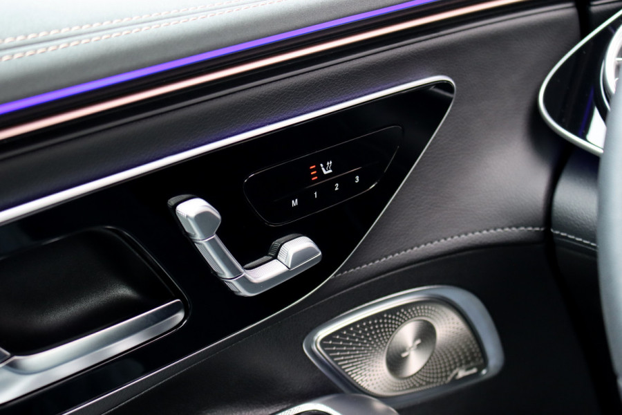 Mercedes-Benz EQE 350+ Business Solution Luxury 96 kWh | Hyperscreen | Distronic+ | Panoramadak | Memory | Burmester | Surround Camera | Leder | Digital Light | Keyless Go | 22 kW | Warmtepomp |