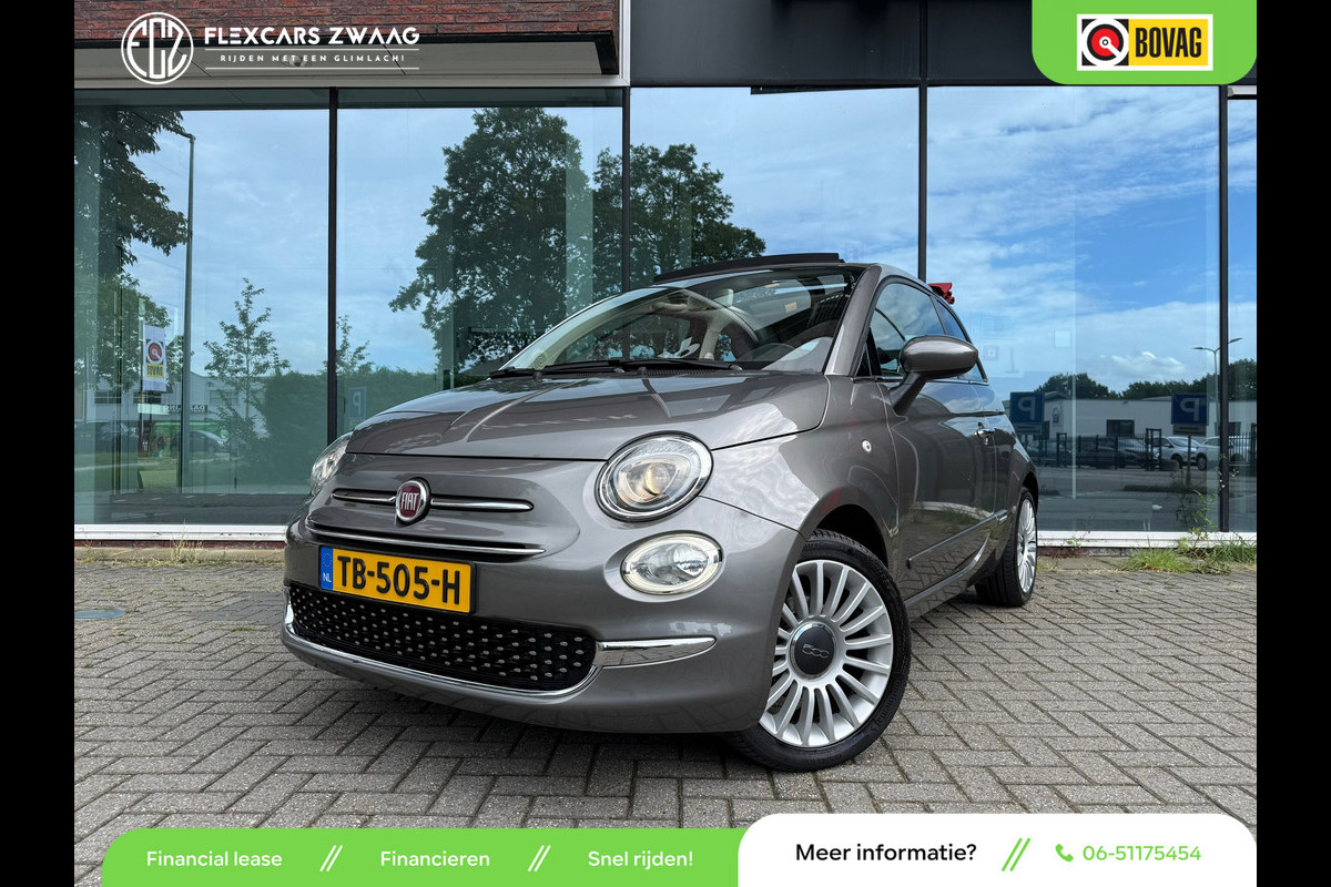 Fiat 500C 0.9 TwinAir Turbo Lounge - Automaat - Cruise - Navi - Climate - Org.NL
