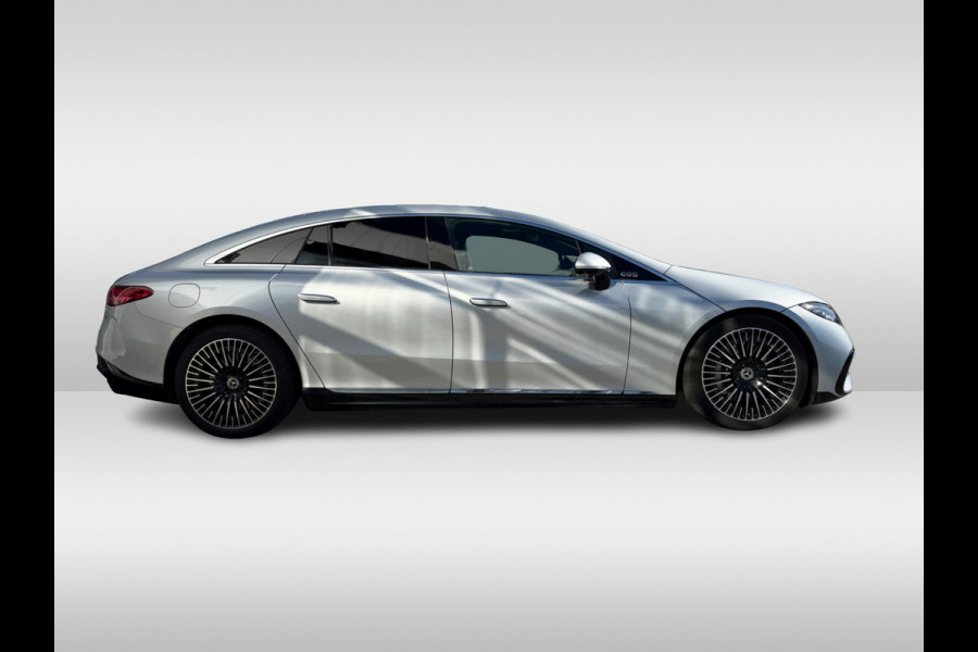 Mercedes-Benz EQS 450+ Edition 1 108 kWh / Hyperscreen / Panoramadak / 360Camera / Head-up / Burmester 3D Audio / Achterasbesturing / Laser LED / 21'' / Sfeerverlichting / Luchtvering / Keyless / Stoelventilatie / Dodehoek / DAB / A