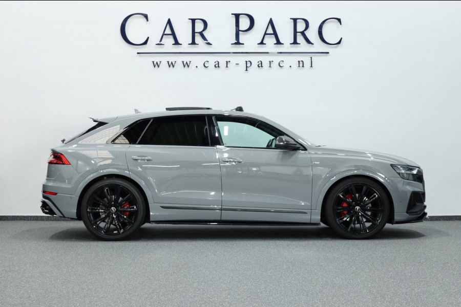 Audi Q8 55 TFSI quattro 340+PK 3x S-line BTW/MAXTON//VIRTUAL/SFEER/PANO/LUCHT/RS ZETELS+S.VERWARMING/22"/CAM/ACC/12 MND GARANTIE