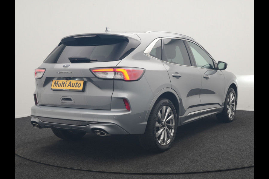 Ford Kuga 2.5 PHEV Vignale 225pk Dealer O.H. | Trekhaak Afn. | Adaptive Cruise | 360 Camera | Bang & Olufsen | Lederen Sportstoelen Memory & Verwarmd | Stuur Verwarmd | Apple Carplay | Keyless | BLIS | Navigatie | DAB | Plug In Hybrid |