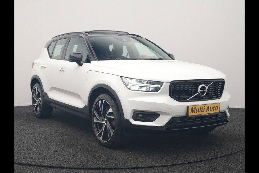 Volvo XC40 T5 Recharge R-Design PHEV 262pk | Panodak | Adaptive Cruise | Camera | Alcantara Sportstoelen Memory & Verwarmd | Stuur Verwarmd | Keyless | BLIS | Apple Carplay | Navigatie | DAB | 20"L.M | Plug in Hybrid |