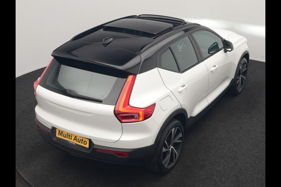 Volvo XC40 T5 Recharge R-Design PHEV 262pk | Panodak | Adaptive Cruise | Camera | Alcantara Sportstoelen Memory & Verwarmd | Stuur Verwarmd | Keyless | BLIS | Apple Carplay | Navigatie | DAB | 20"L.M | Plug in Hybrid |