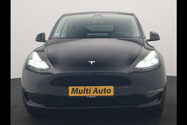 Tesla Model Y Dual Motor Long Range AWD 441 pk | Trekhaak Afn. | Full Self-Driving Capability | Panodak | Adaptive Cruise | 360 Camera | Lederen Sportstoelen Memory & Verwarmd | Navigatie |