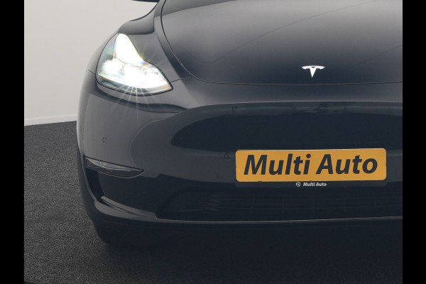 Tesla Model Y Dual Motor Long Range AWD 441 pk | Trekhaak Afn. | Full Self-Driving Capability | Panodak | Adaptive Cruise | 360 Camera | Lederen Sportstoelen Memory & Verwarmd | Navigatie |