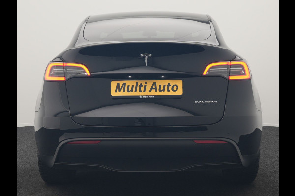 Tesla Model Y Dual Motor Long Range AWD 441 pk | Trekhaak Afn. | Full Self-Driving Capability | Panodak | Adaptive Cruise | 360 Camera | Lederen Sportstoelen Memory & Verwarmd | Navigatie |