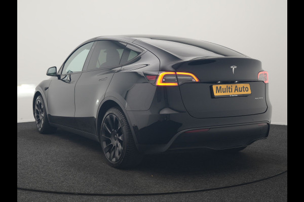 Tesla Model Y Dual Motor Long Range AWD 441 pk | Trekhaak Afn. | Full Self-Driving Capability | Panodak | Adaptive Cruise | 360 Camera | Lederen Sportstoelen Memory & Verwarmd | Navigatie |