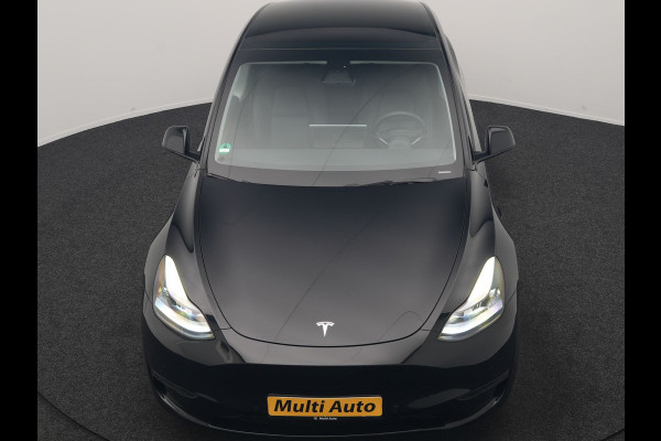 Tesla Model Y Dual Motor Long Range AWD 441 pk | Trekhaak Afn. | Full Self-Driving Capability | Panodak | Adaptive Cruise | 360 Camera | Lederen Sportstoelen Memory & Verwarmd | Navigatie |