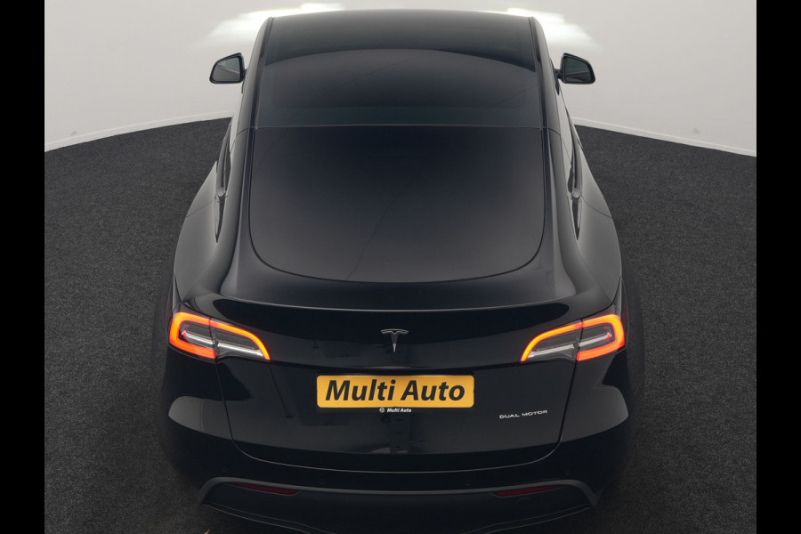 Tesla Model Y Dual Motor Long Range AWD 441 pk | Trekhaak Afn. | Full Self-Driving Capability | Panodak | Adaptive Cruise | 360 Camera | Lederen Sportstoelen Memory & Verwarmd | Navigatie |