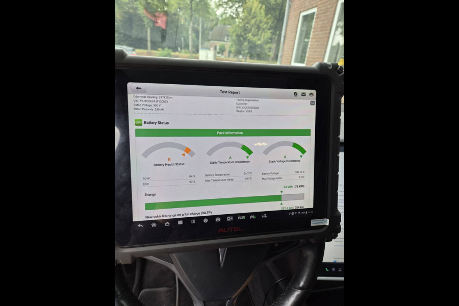 Tesla Model X 75D Base [ 7-Pers. ] [3-Fase-17kW] {SoH-84%} (INCL-BTW) Aut. *PANO-WINDOW | AUTOPILOT | LEATHER-FABRIC | NAVI-FULLMAP | FULL-LED | AIRSUSPENSION | DIGI-COCKPIT | CCS-FASTLOADER | KEYLESS | DAB+ | HEATED-SPORTSEATS | PRIVACY-GLASS | 20"A