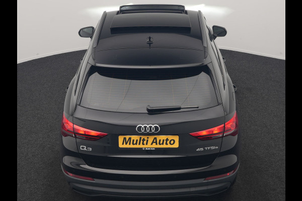 Audi Q3 45 TFSI e Advanced edition PHEV 245pk Dealer O.H | Panodak | 360 Camera | Blis | Voorstoelen Verwarmd | Sfeerverlichting | Cruise Control | DAB | Navigatie | Virtual | 17"L.M | Plug In Hybrid
