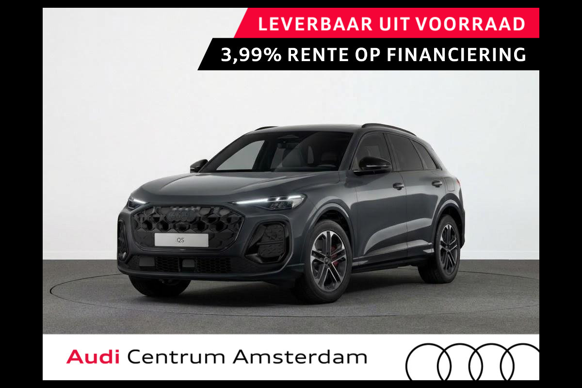 Audi Q5 S edition Competition e-hybrid 367 PK | Panorama-glasdak | MMI experience plus met B&O | Trekhaak, elektr. wegklapbaar | MMI bijrijdersdisplay |