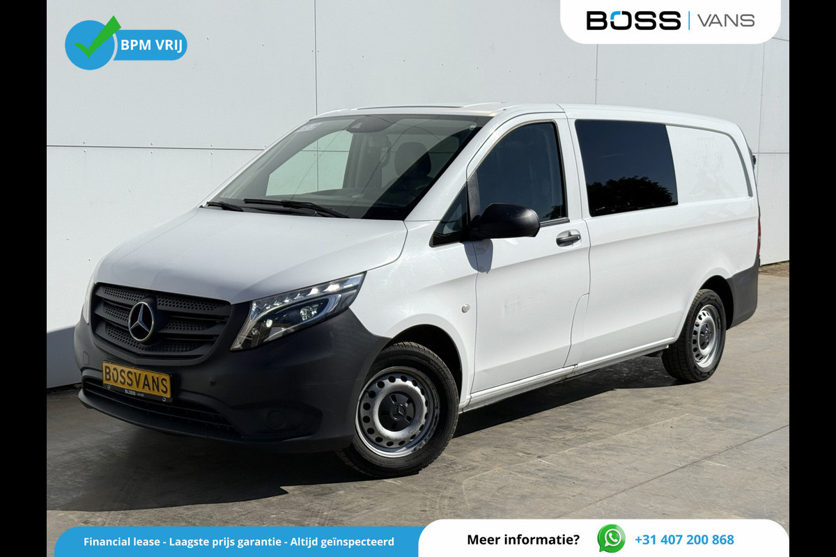 Mercedes-Benz Vito 114 1.9 CDI 136PK Dubbele Cabine L2H1 5 Stoelen Climate Control Cruise Control Trekhaak Carplay Camera