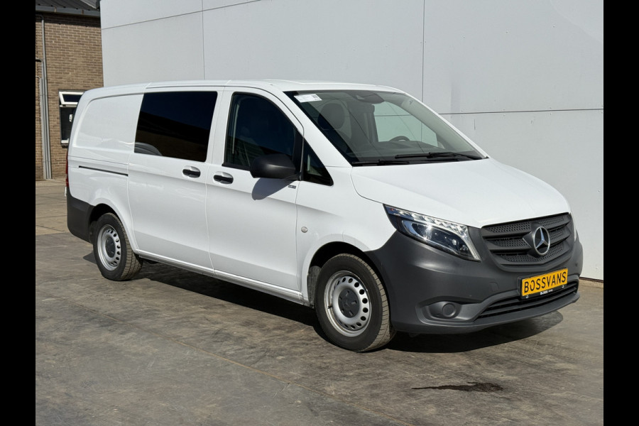 Mercedes-Benz Vito 114 1.9 CDI 136PK Dubbele Cabine L2H1 5 Stoelen Climate Control Cruise Control Trekhaak Carplay Camera