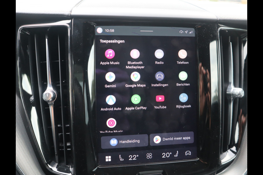 Volvo XC60 2.0 B4 R-Design Navi / Carplay / Camera / Elekramen / Keyless / Leder / 21''LM / BTW auto  / Mild-Hybride