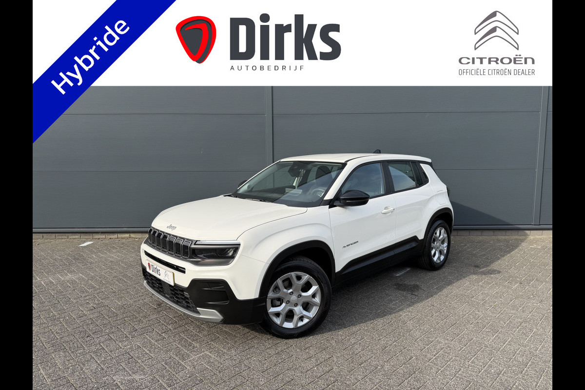Jeep Avenger 1.2 e-Hybrid Altitude (Elektrische Klep - JBL - Keyless Entry - Adaptieve Cruise Controle - LED - Automatische Airco - Navigatie