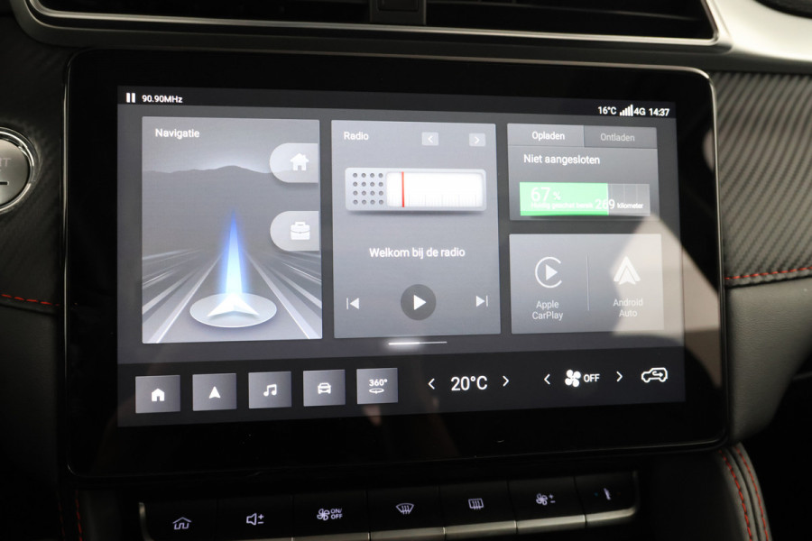 MG Mg zs ev EV Long Range Luxury 70 kWh Panorama, 360 camera, Apple carplay!