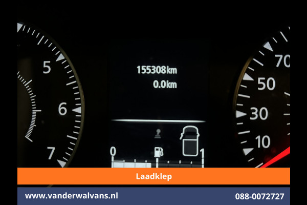 Renault Master 2.3 dCi 150pk L2H2 Euro6 Airco | Laadklep | 2x Zijdeur | Camera | Navigatie | LED | Cruisecontrol Parkeersensoren, Bijrijdersbank
