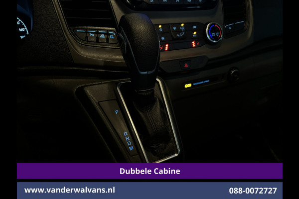 Ford Transit Custom 2.0 TDCI 130pk Automaat L2H1 Dubbele cabine Euro6 Airco | 5-Zits | Camera | Navigatie | Cruisecontrol | Stoelverwarming Apple Carplay, Trekhaak, Parkeersensoren, Achterklep