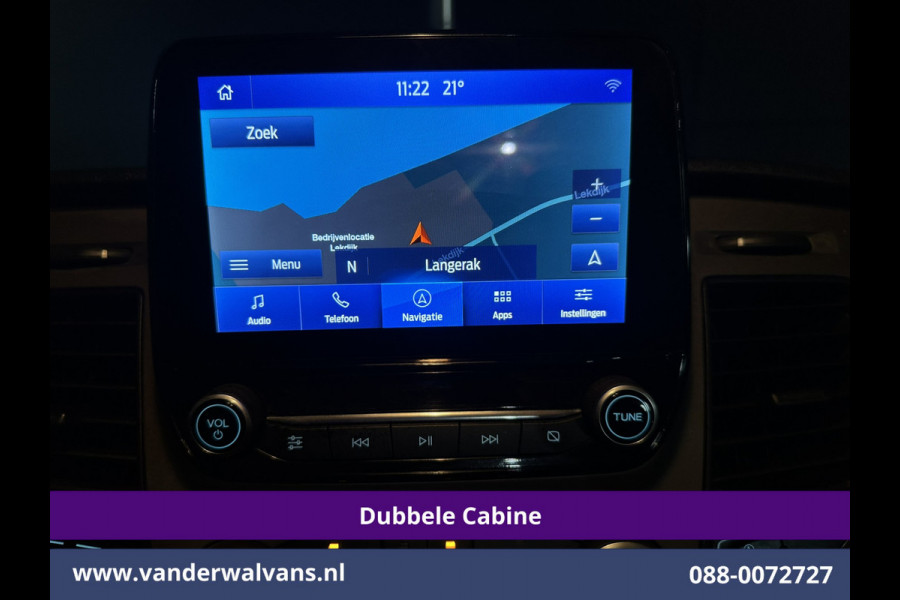 Ford Transit Custom 2.0 TDCI 130pk Automaat L2H1 Dubbele cabine Euro6 Airco | 5-Zits | Camera | Navigatie | Cruisecontrol | Stoelverwarming Apple Carplay, Trekhaak, Parkeersensoren, Achterklep