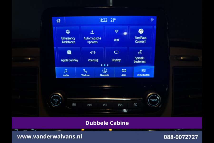 Ford Transit Custom 2.0 TDCI 130pk Automaat L2H1 Dubbele cabine Euro6 Airco | 5-Zits | Camera | Navigatie | Cruisecontrol | Stoelverwarming Apple Carplay, Trekhaak, Parkeersensoren, Achterklep