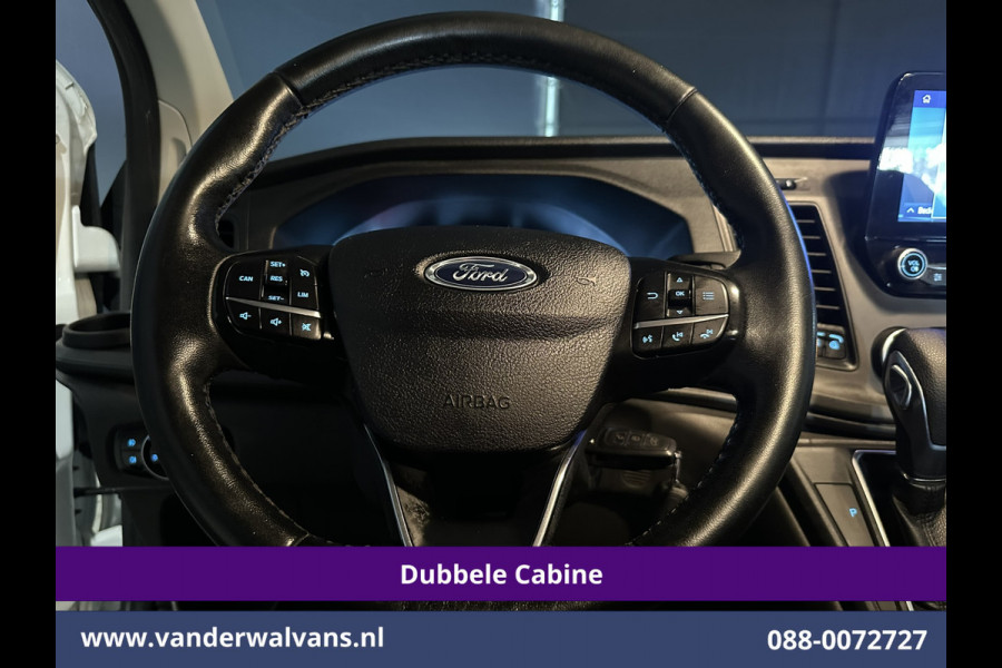 Ford Transit Custom 2.0 TDCI 130pk Automaat L2H1 Dubbele cabine Euro6 Airco | 5-Zits | Camera | Navigatie | Cruisecontrol | Stoelverwarming Apple Carplay, Trekhaak, Parkeersensoren, Achterklep
