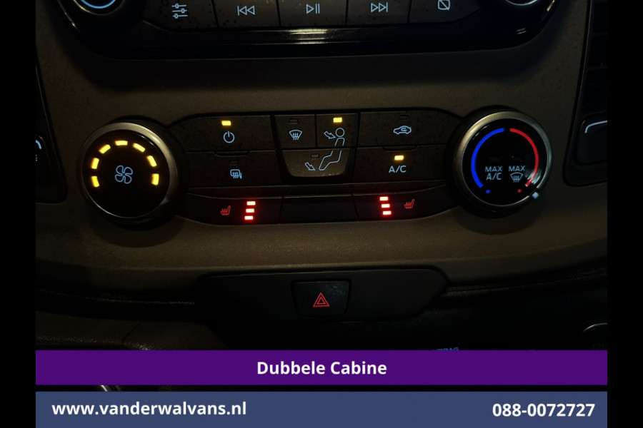 Ford Transit Custom 2.0 TDCI 130pk Automaat L2H1 Dubbele cabine Euro6 Airco | 5-Zits | Camera | Navigatie | Cruisecontrol | Stoelverwarming Apple Carplay, Trekhaak, Parkeersensoren, Achterklep