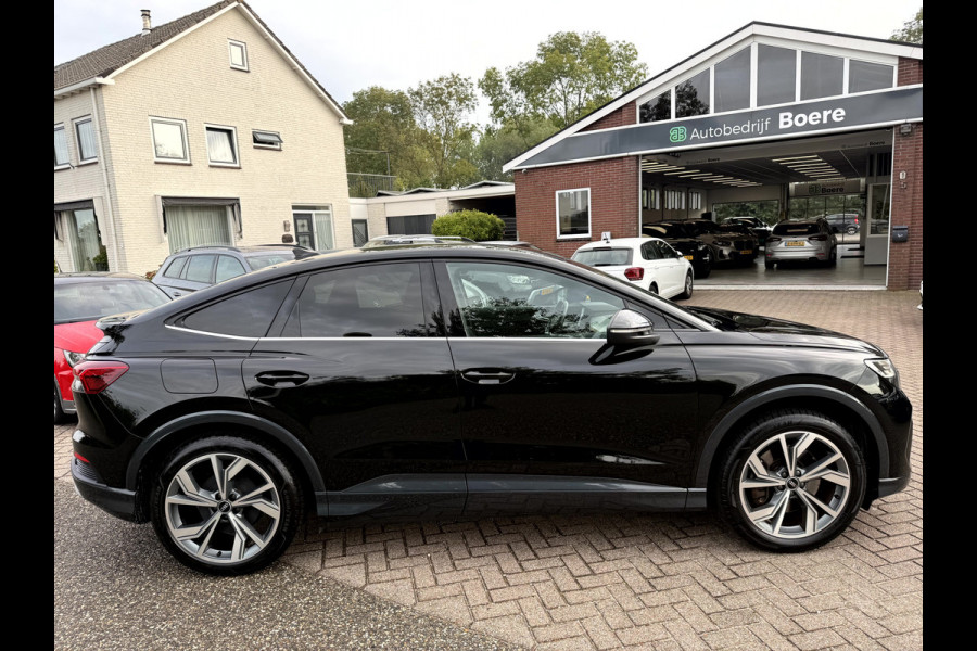 Audi Q4 Sportback e-tron 50 quattro 300pk Advanced edition 77 kWh SOH 91.9%, Camera, 20''Lmv, Trekhaak