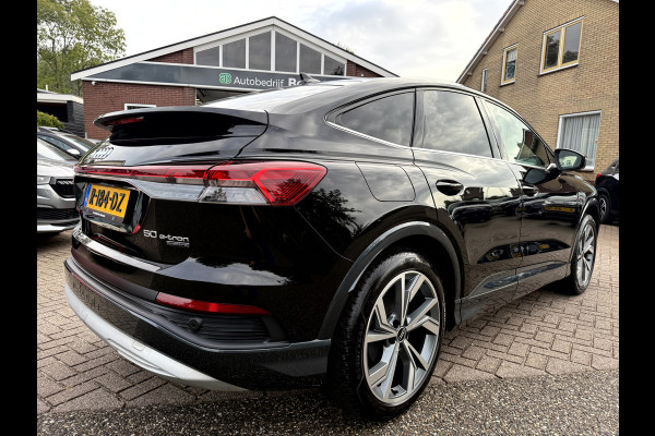 Audi Q4 Sportback e-tron 50 quattro 300pk Advanced edition 77 kWh SOH 91.9%, Camera, 20''Lmv, Trekhaak