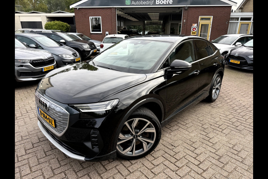 Audi Q4 Sportback e-tron 50 quattro 300pk Advanced edition 77 kWh SOH 91.9%, Camera, 20''Lmv, Trekhaak