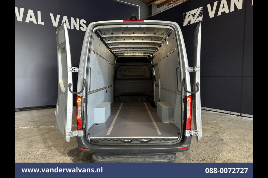 Mercedes-Benz Sprinter 315 CDI 150pk L3H2 Euro6 Airco | 360 graden Camera | Navigatie | Apple Carplay | Cruisecontrol | Chauffeursstoel Android Auto, Stoelverwarming, Parkeersensoren, Bijrijdersbank