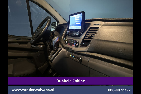 Ford Transit Custom 2.0 TDCI 130pk Automaat L2H1 Dubbele cabine Euro6 Airco | 5-Zits | Camera | Navigatie | Cruisecontrol | Stoelverwarming Apple Carplay, Trekhaak, Parkeersensoren, Achterklep