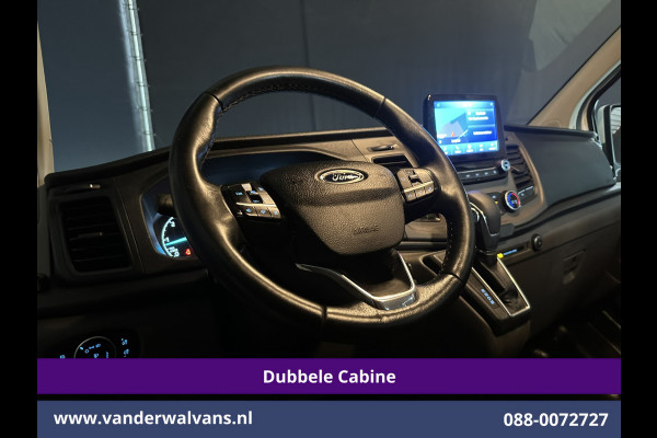 Ford Transit Custom 2.0 TDCI 130pk Automaat L2H1 Dubbele cabine Euro6 Airco | 5-Zits | Camera | Navigatie | Cruisecontrol | Stoelverwarming Apple Carplay, Trekhaak, Parkeersensoren, Achterklep