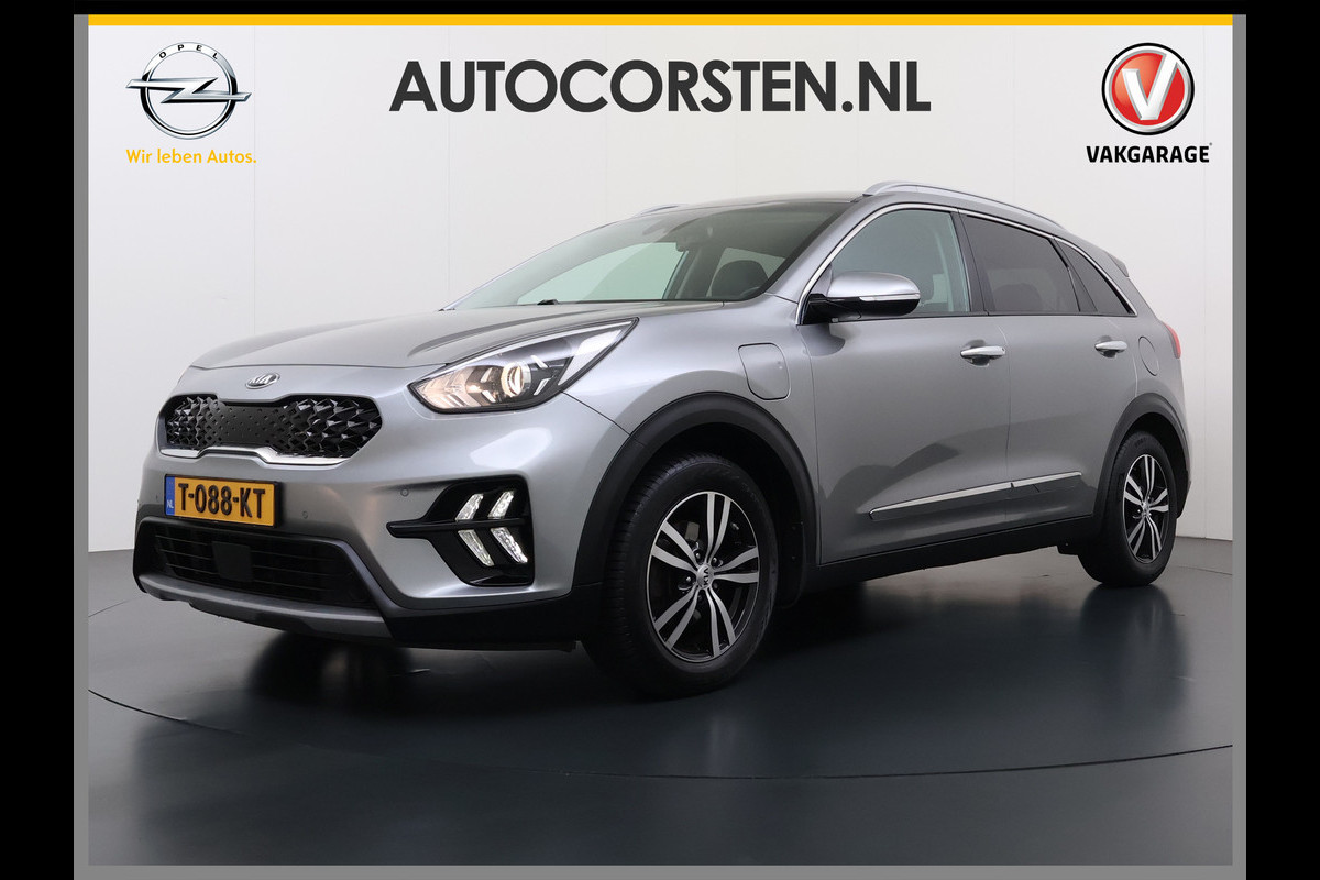 Kia Niro 141PK PHEV Hybride Automaat Trekhaak Adap.Cruise Stoelverwarming Navi Camera Apple Carplay Android Auto Pdc DynamicPlusLine Ecc Isofix Privacy Glas Led DAB Lane Assist VESS Regen-Lichtsensor 1.300KG Trekgewicht Plugin Hybride